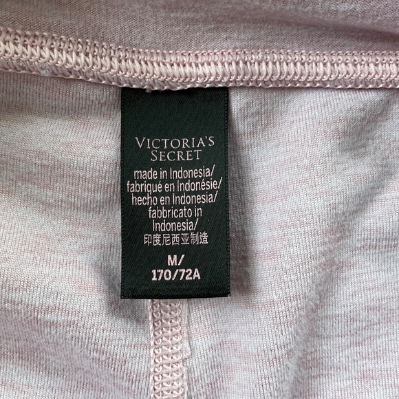 Victoria’s Secret Side Pocket Leggings Sz M Pink High Waist Soft Gym Jogging - Picture 4 of 12